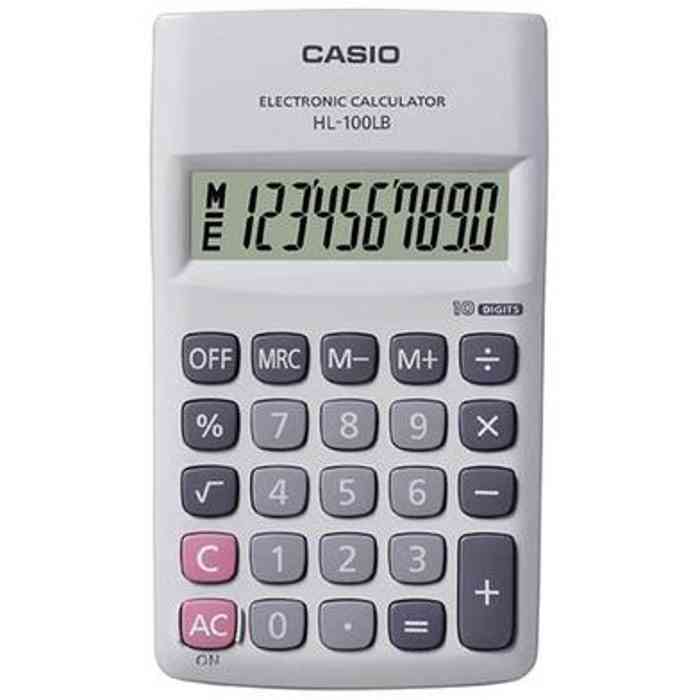 Casio HL100LB Portable Basic Calculator